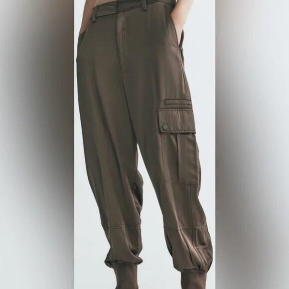 Zara Satin Jogger - Cargo pockets XL - Picture 3 of 7